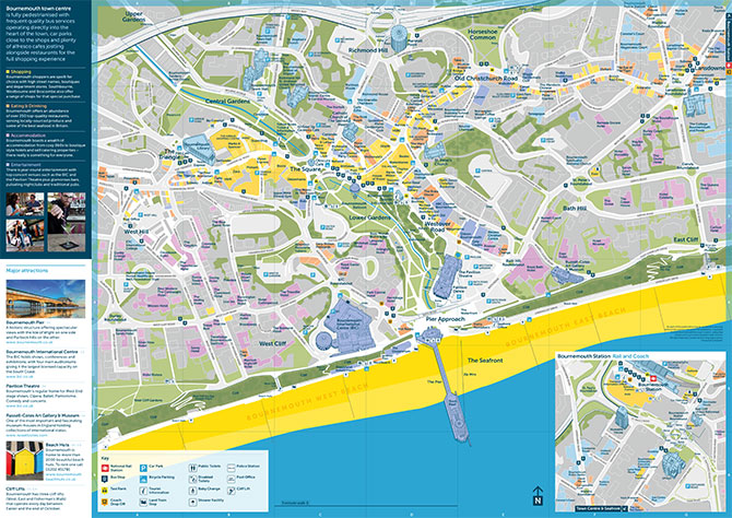 Bournemouth Printed Map Web 